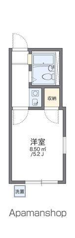 レオパレス上石神井(1K/1階)の間取り写真
