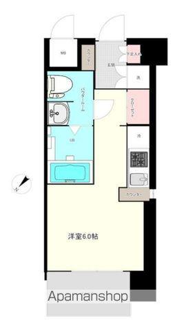 レジュールアッシュ長堀通南(ワンルーム/4階)の間取り写真