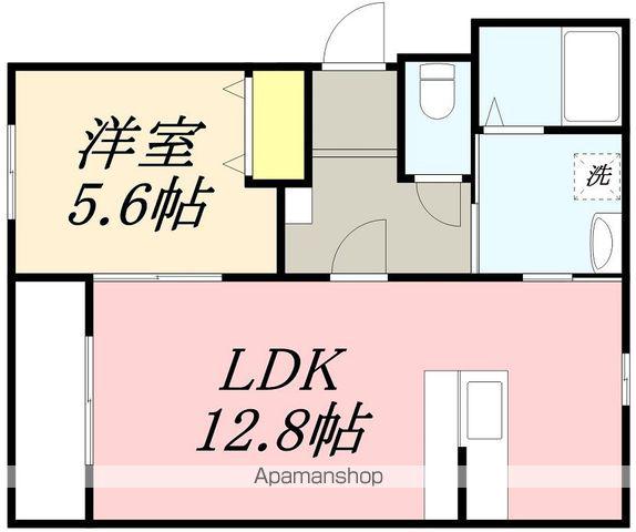 INFINITI(1LDK/1階)の間取り写真