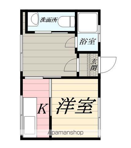 鶴見三業協同ビル(1K/3階)の間取り写真