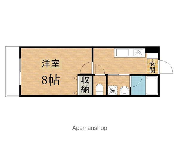 メゾン・アベニール(1K/3階)の間取り写真