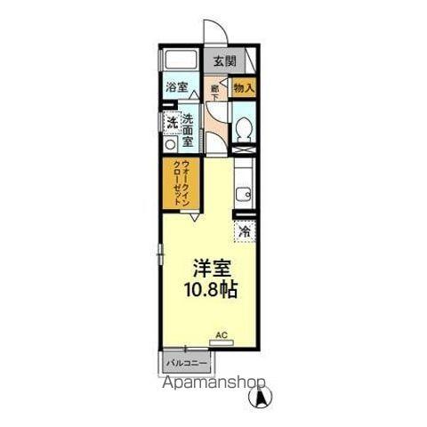 ロイヤル ステージ(ワンルーム/2階)の間取り写真