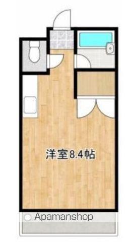 アンプルール新屋敷(ワンルーム/2階)の間取り写真