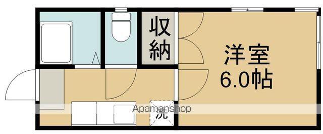 ホワイトファミール大和(1K/4階)の間取り写真