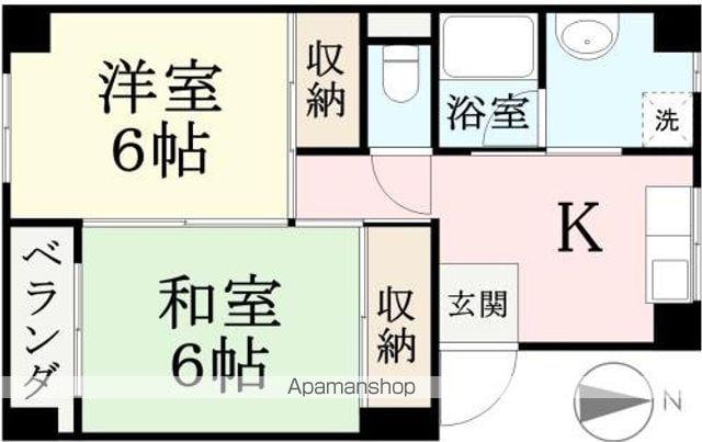 パークノワール(2K/3階)の間取り写真