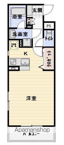 サールド(ワンルーム/1階)の間取り写真
