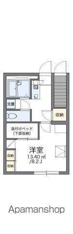 レオパレスコリーヌ(1K/1階)の間取り写真