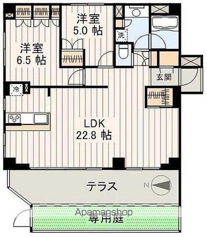 ザ・パークハウス新宿柏木 1階階 間取り
