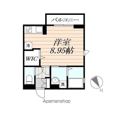 AMENITY亥鼻(ワンルーム/1階)の間取り写真