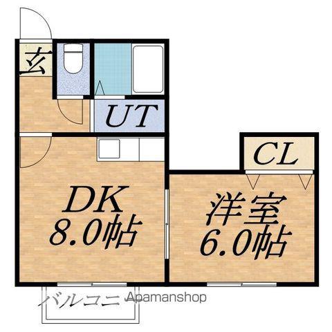 グランドールS28(1DK/3階)の間取り写真