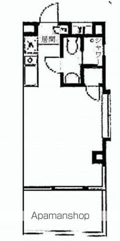 プロス世田谷(ワンルーム/3階)の間取り写真