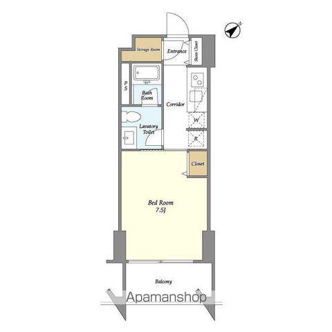 パークフラッツ祐天寺(1K/3階)の間取り写真