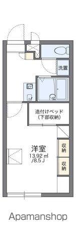 レオパレスサザンハイツ(1K/1階)の間取り写真