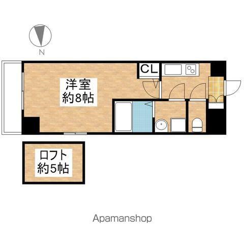 エステムコート名古屋・栄デュアルレジェンド(1K/3階)の間取り写真