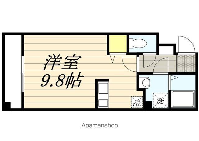 BIRD LAND(ワンルーム/4階)の間取り写真