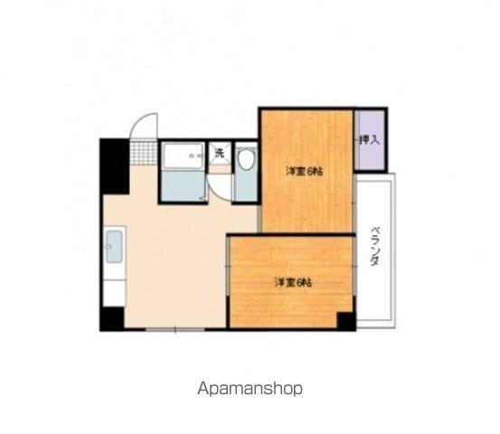 和田ビル(2DK/3階)の間取り写真