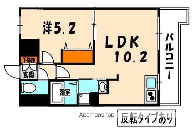M PLAZA香里六番館(1LDK/2階)の間取り写真