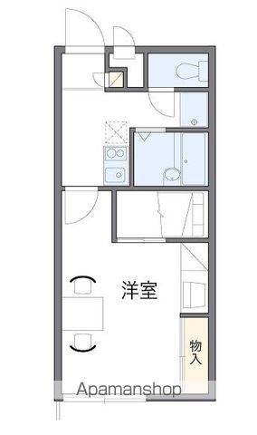 レオパレス・PARKSIDE(1K/1階)の間取り写真