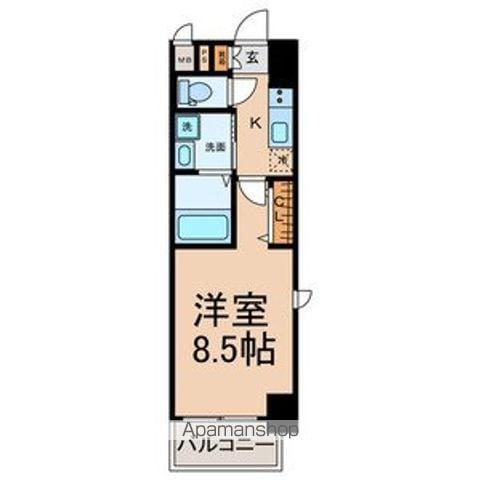 エントピア桜山(1K/5階)の間取り写真