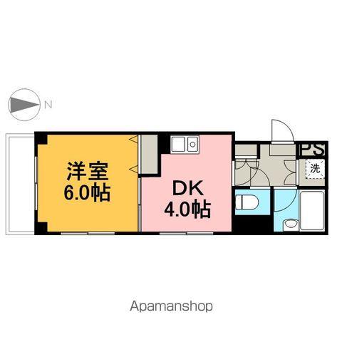 フェニックス明大前(1DK/9階)の間取り写真