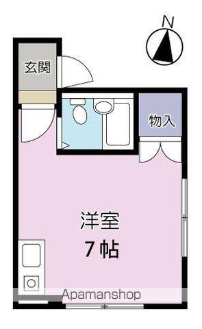 上落合ビル(ワンルーム/4階)の間取り写真