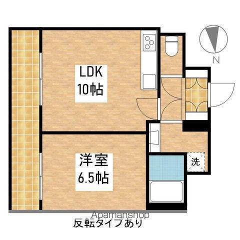 スタジオスクエア泉(1LDK/5階)の間取り写真
