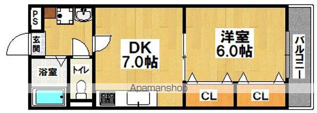 DANDELION(1DK/2階)の間取り写真