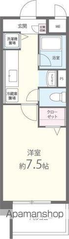 セジュール八幡(2LDK/2階)の間取り写真