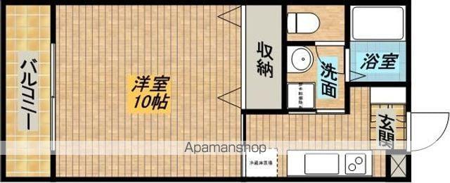 遠州鉄道 さぎの宮駅 徒歩26分 3階建 築21年(1K/2階)の間取り写真