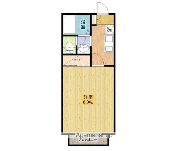 HOMESK木崎(1K/2階)の間取り写真