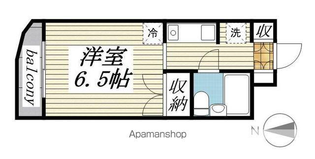 メゾン・ド・アビーム(ワンルーム/5階)の間取り写真