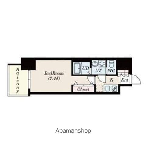 S-RESIDENCE名駅南(1K/9階)の間取り写真
