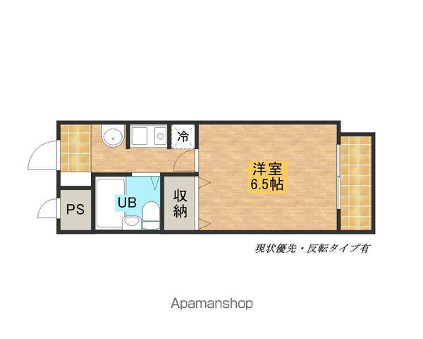 グリーンエクセル(1K/1階)の間取り写真