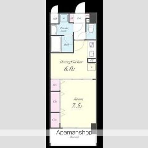 アルテミス(1DK/3階)の間取り写真