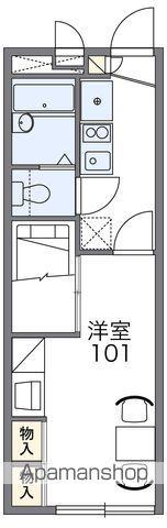 レオパレス市柳(1K/2階)の間取り写真