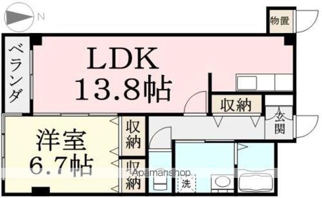LALAHOUSE(1LDK/3階)の間取り写真