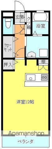 ACORDE(ワンルーム/3階)の間取り写真