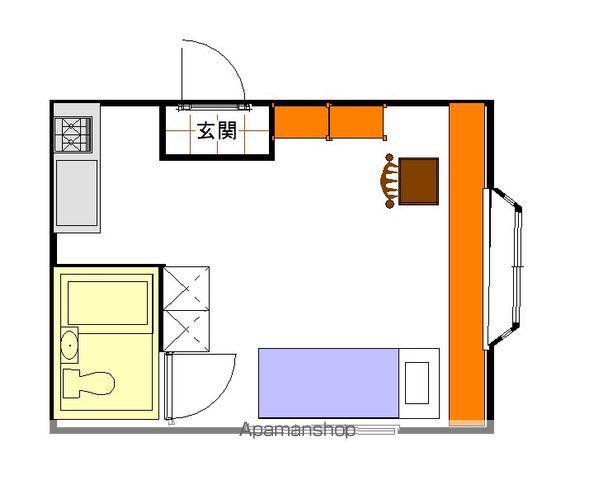 BE-HOUSE(ワンルーム/1階)の間取り写真