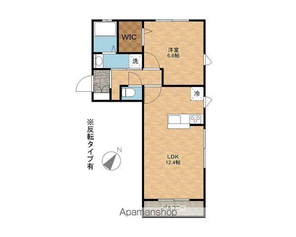 シャルマンK・S(1LDK/3階)の間取り写真