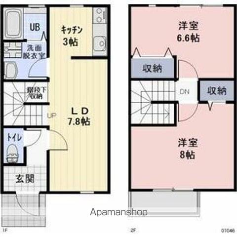 ブリーゼ，ＭⅡ(2LDK)の間取り写真