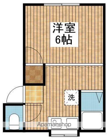 コーポ丸屋(ワンルーム/1階)の間取り写真