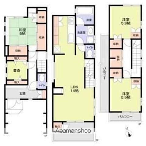 東急田園都市線 駒沢大学駅 徒歩8分 3階建 築20年