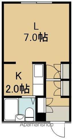 千代台レジデンス真(1K/3階)の間取り写真