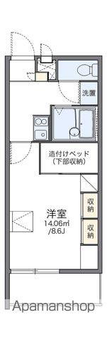 レオパレスM&K(1K/1階)の間取り写真
