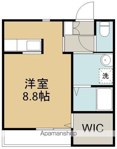 サニーコート80(ワンルーム/2階)の間取り写真