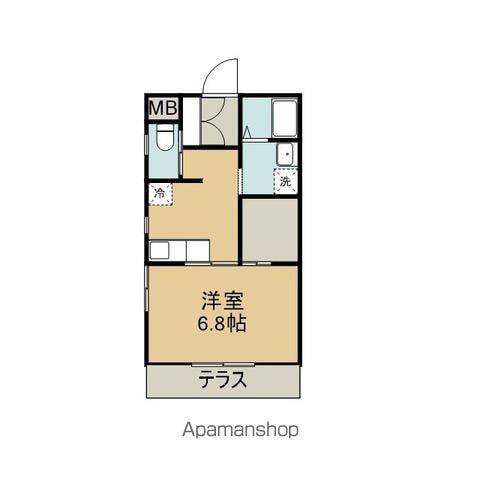 CASA TUMUGU(1K/1階)の間取り写真