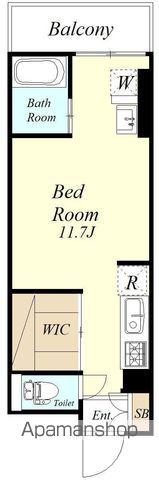 J.P.ROUTE312(ワンルーム/1階)の間取り写真