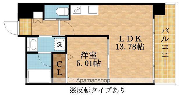 プレジオ御幣島ASIAN(1LDK/12階)の間取り写真