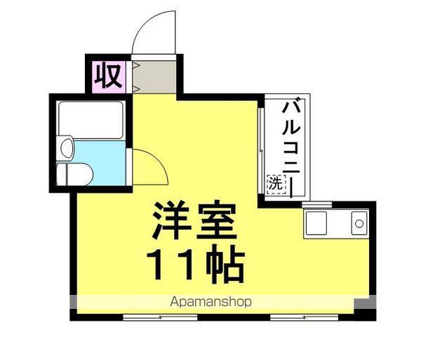 ベルトピア武庫之荘3(ワンルーム/4階)の間取り写真