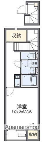 レオネクストさつきヶ丘(1K/2階)の間取り写真